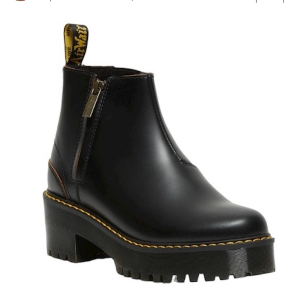 Doc Martens Black Chunky Ankle Boots